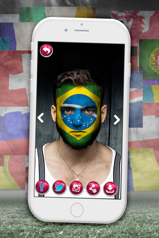 Flag On Face Photo Booth – Paint.ing & Morph.ing Pics In Colors Of Your Country screenshot 4