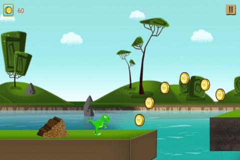 A Baby Dino Run - Family Friendly Dinosaur Jumping Game screenshot 2