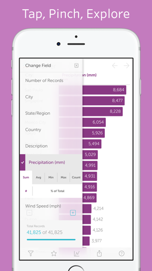 ‎Vizable - Explore Your Data Screenshot
