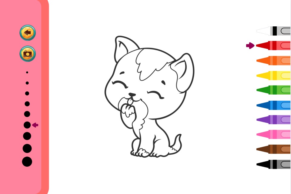 Cute Cats Coloring Book - Painting Game for Kids screenshot 3