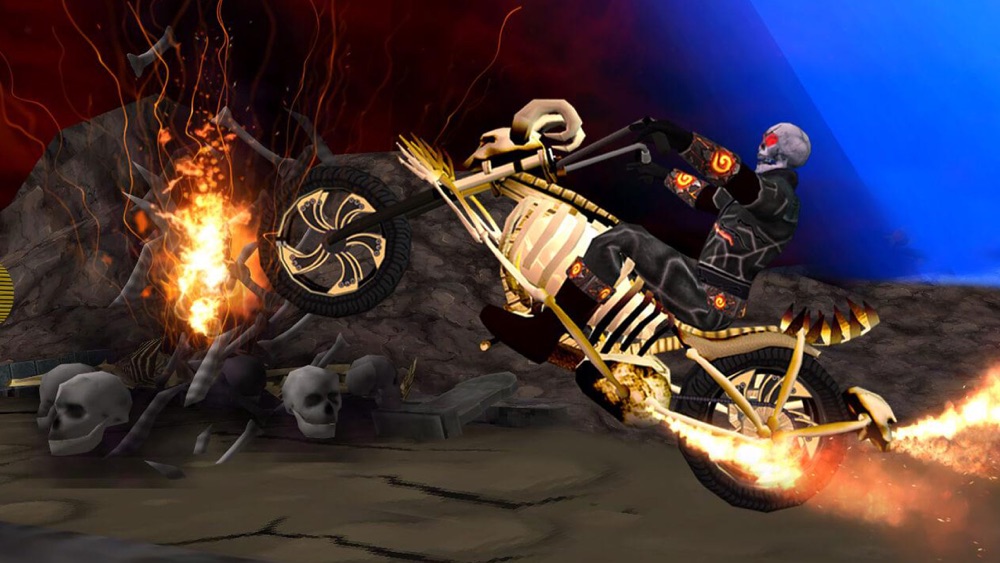 Ghost Bike Rider Extreme Daredevil Chopper Riding Cruising Game