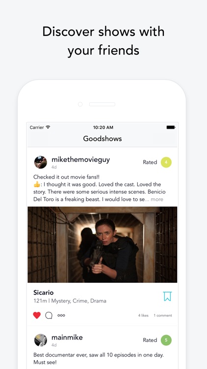 Goodshows - Discover Movies and TV Shows with Friends