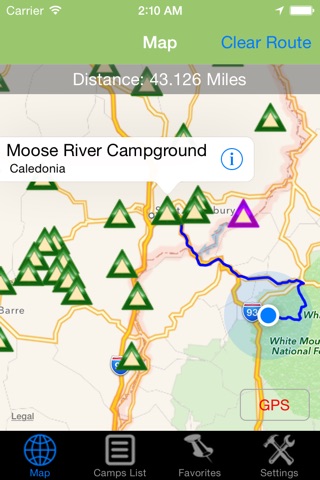 Vermont – Camping & RV spots screenshot 2