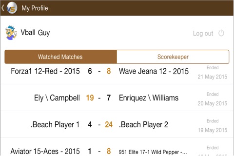 VBALLSCORE - Free Volleyball Scoreboard screenshot 3