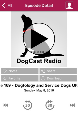 The DogCast Radio - Internet Radio for dog lovers screenshot 3