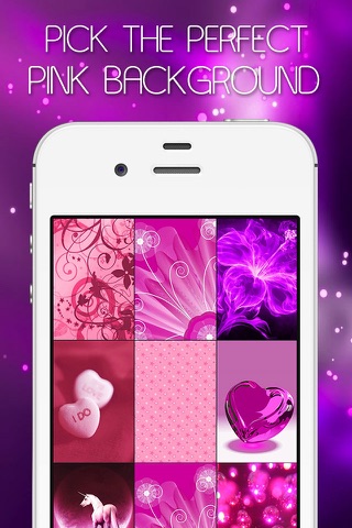 Colorful Girly Wallpapers & Pink Backgrounds HD - Live Pink Themes & Fairy Images for Girls screenshot 4