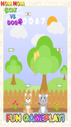 Nom Nom Cat Vs Dog - Feed The Hungry Pets!(圖1)-速報App