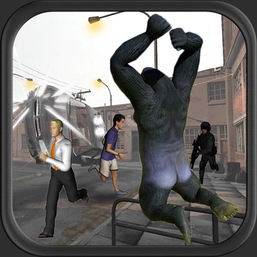 Angry Gorilla City Rampage 3D iOS App