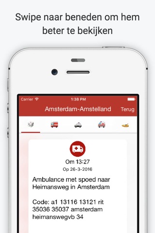 EenEenTwee - 112 Meldingen screenshot 3