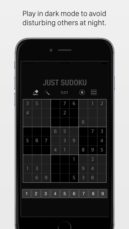 Just Sudoku - minimalistic sudoku