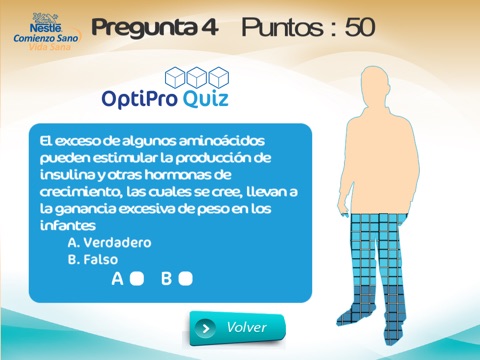 Nestlé© Optipro Quiz screenshot 2