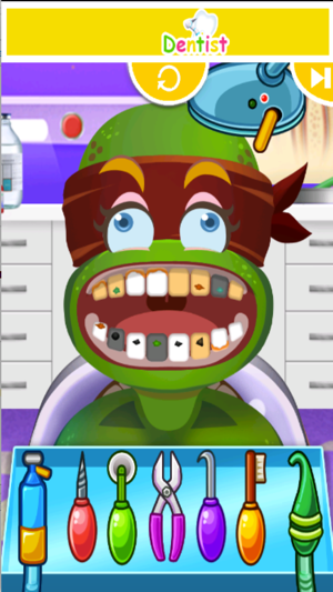 Crazy Ninja Dentist - fun baby kids teeth shave games for bo(圖1)-速報App