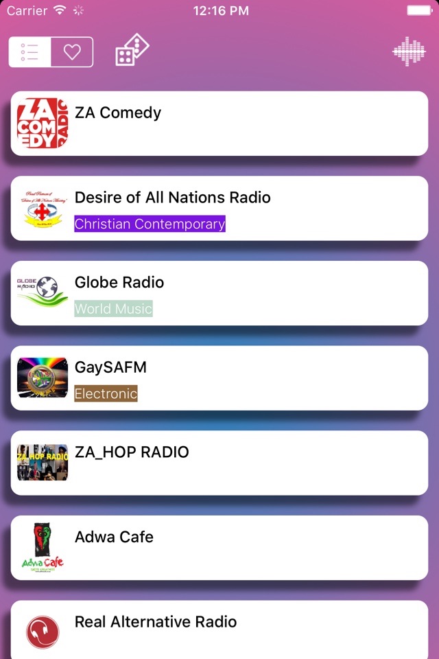 Radio South Africa -  AM | FM radio stations free screenshot 2