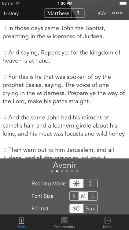 John Calvin's Commentary on the Bible with KJV bible screenshot-3