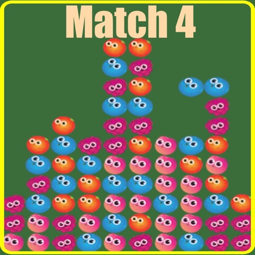 Match Four-Fruits Connecting Addictive Game!