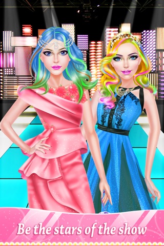 Fashion Sisters - Celebrity Style Guide: SPA & Beauty Makeover Salon Game screenshot 2
