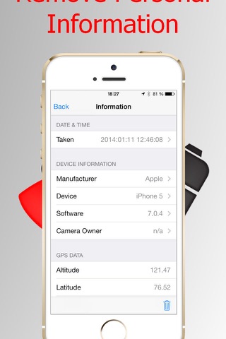 Personal Info remover by Photo, EXIF Purger and GEO Viewer screenshot 2