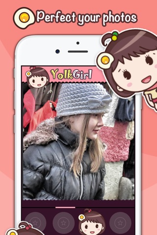 Yolk Girl Photo Editor 360 - camera maker & FX editor screenshot 4