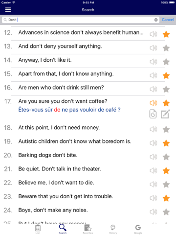 English - French Common Phrases Education Common Phrases