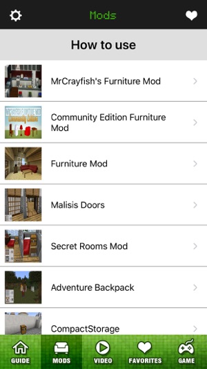 Furniture Mod & Video Guide Pro - Game Wiki for Minecraft PC(圖2)-速報App