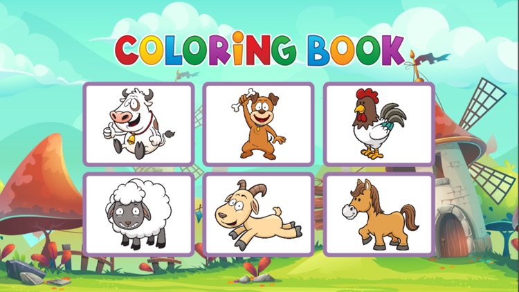 Farm Coloring Book - Animals Painting Game for Kid