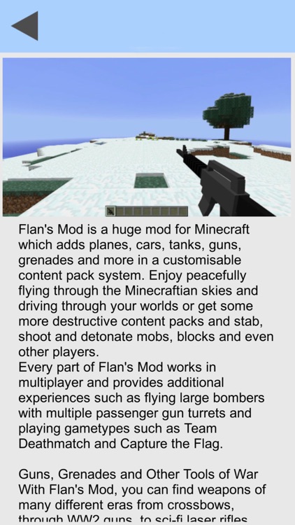 NEW FLANS ( WEAPON ) MOD : AK-47 , M-16, AIRPLANES FOR MINECRAFT PC - GUIDE