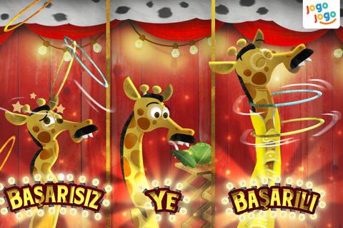 Jogo Circus Animals - Finishing your plate of food is fun! screenshot 3