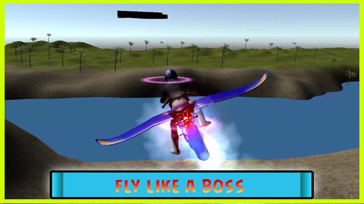 Flying Motorcycle Simulator – Futuristic bike Air flight stunts Free Game screenshot-3