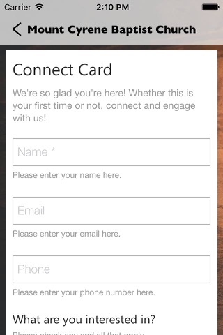 Mt. Cyrene Baptist Church screenshot 3