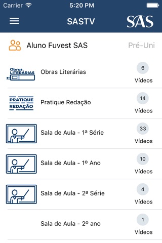 SAS Aluno screenshot 3