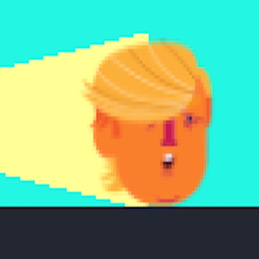 Trump Head Run Icon