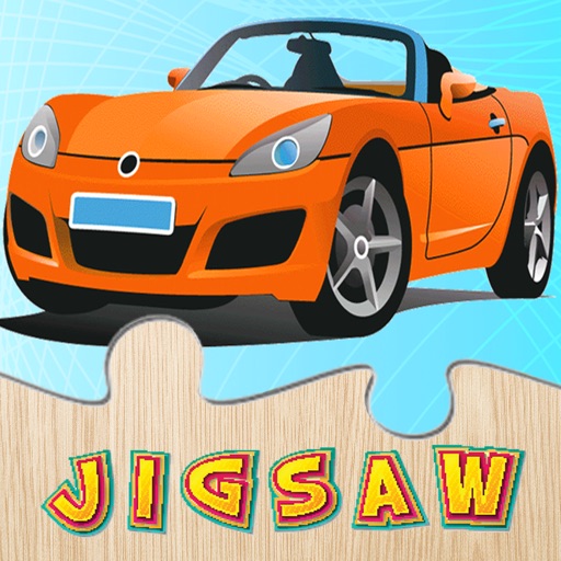 Vehicle Puzzle Game Free - Super Car Jigsaw Puzzles for Kids and Toddler Icon