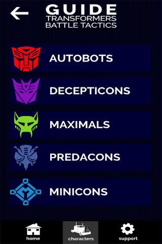 Guide for Transformers Battle Tactics screenshot 2