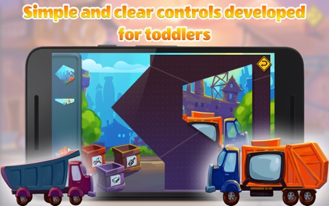 Funny Cars for Kids - An Animated Transport Puzzle Game for Kids and Toddlers screenshot 2