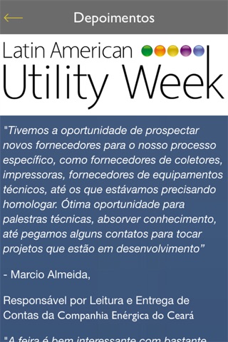 Latin American Utility Week screenshot 4