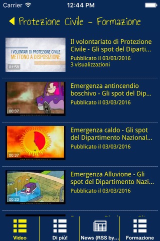 Protezione Civile EDU screenshot 2