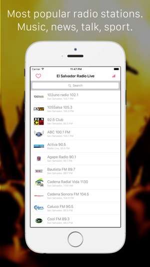 Radio El Salvador Live FM - Best Music, Sport, News Radio st(圖1)-速報App