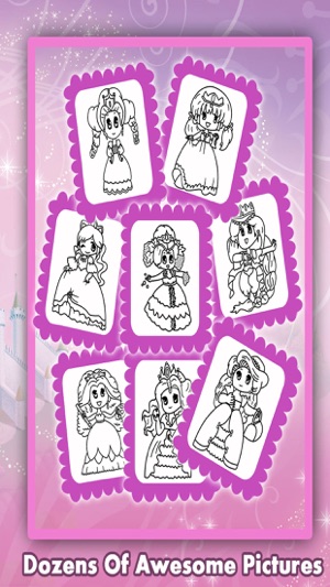 Princess Coloring Book Fun For Kids(圖3)-速報App