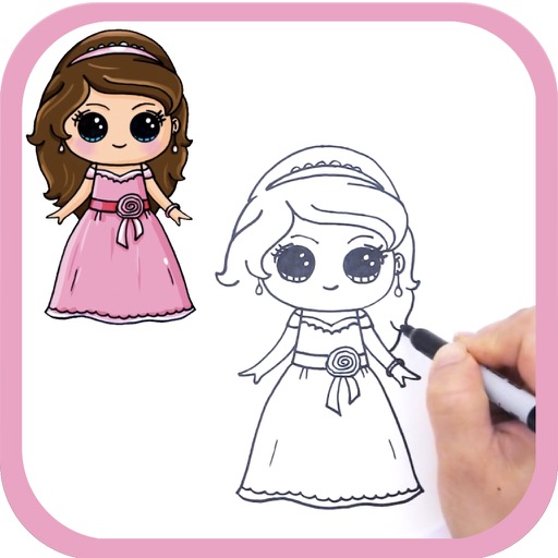 How to Draw CUTE Girls Easy iOS App