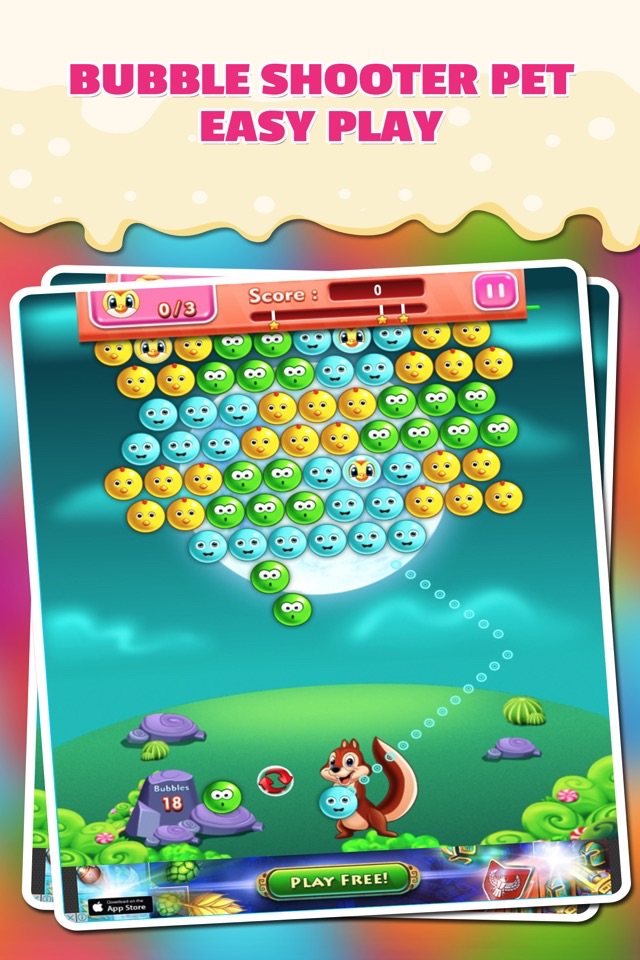 Bubble Games Pet Ball Shooter Wars Free : The Shooting Puzzle Game screenshot 3
