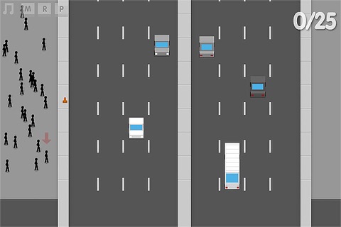 Crossy Road:stickman  － Endless Highway Traffic Survival Arcade Game screenshot 2