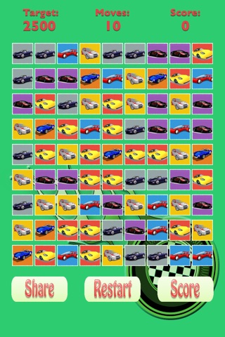Race Car Match HD Game Free screenshot 2