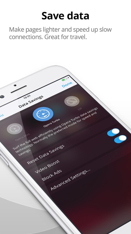 Opera Mini web browser