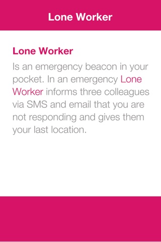 Lone Worker Lite screenshot 2