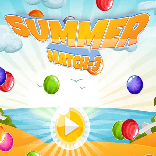 Summer Match 3 Puzzle fun iOS App