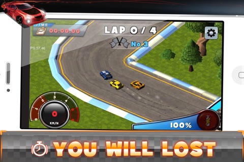 Finger Racer3D Free screenshot 4
