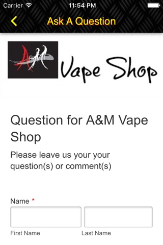 A&M Vape Shop screenshot 3