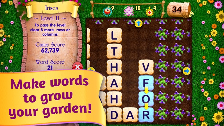 Letter Garden: Let Your Genius Blossom FREE Word Search & Spell Puzzle screenshot-0