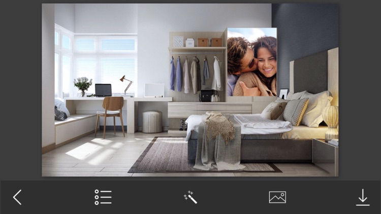 Bedroom Photo Frames - Instant Frame Maker & Photo Editor