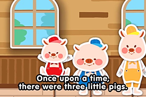 Three Little Pigs (FREE)  - Jajajajan Kids Songs & Coloring picture books series screenshot 2